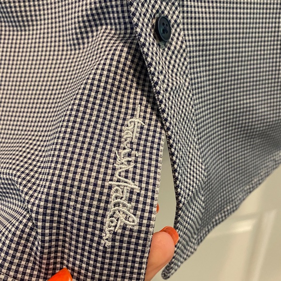 Travis Mathew Dress Button-Down, Sz Med - Picture 3 of 4
